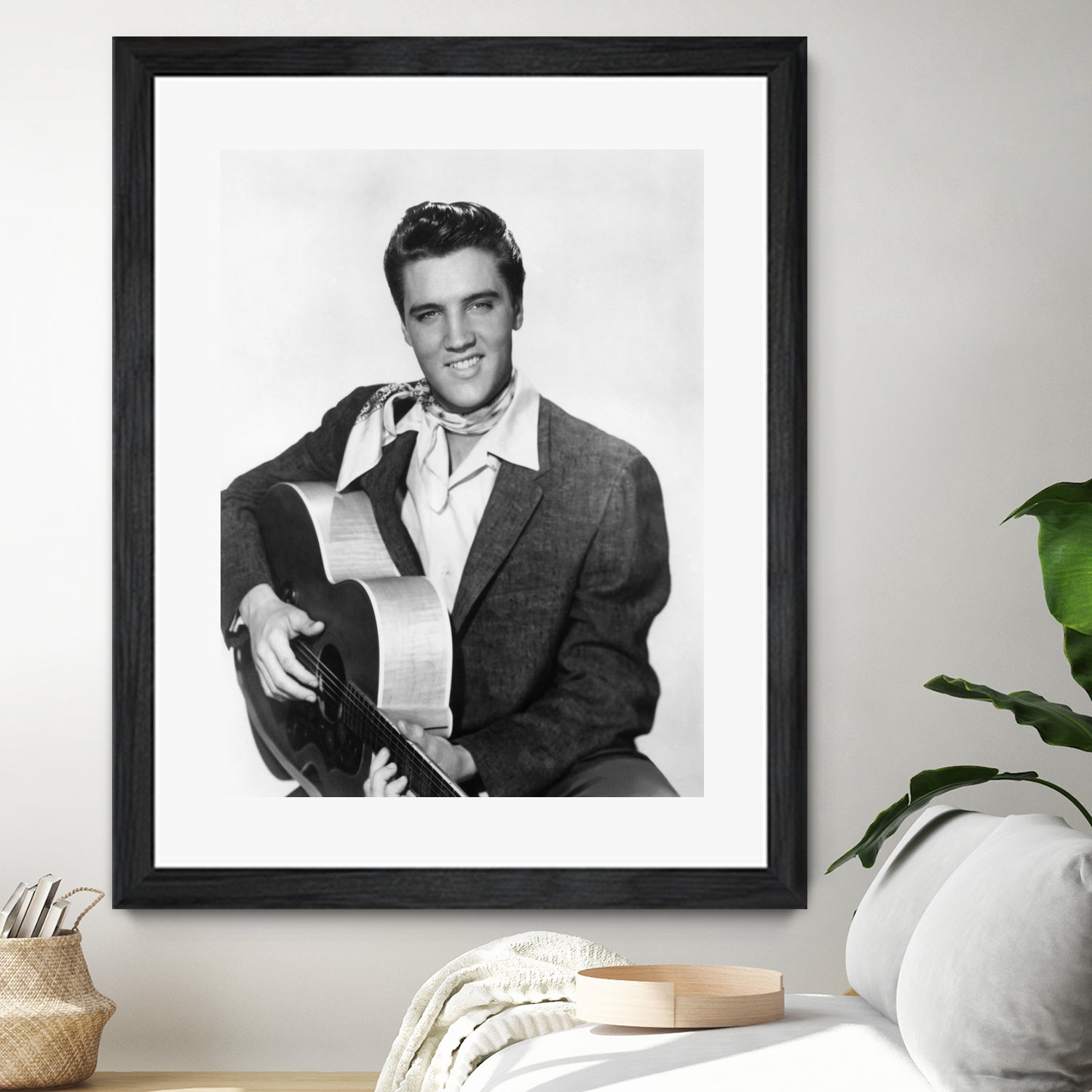 Elvis Presley by Paramount Pictures Bridgeman Images  on GIANT ART - black and white  photography 