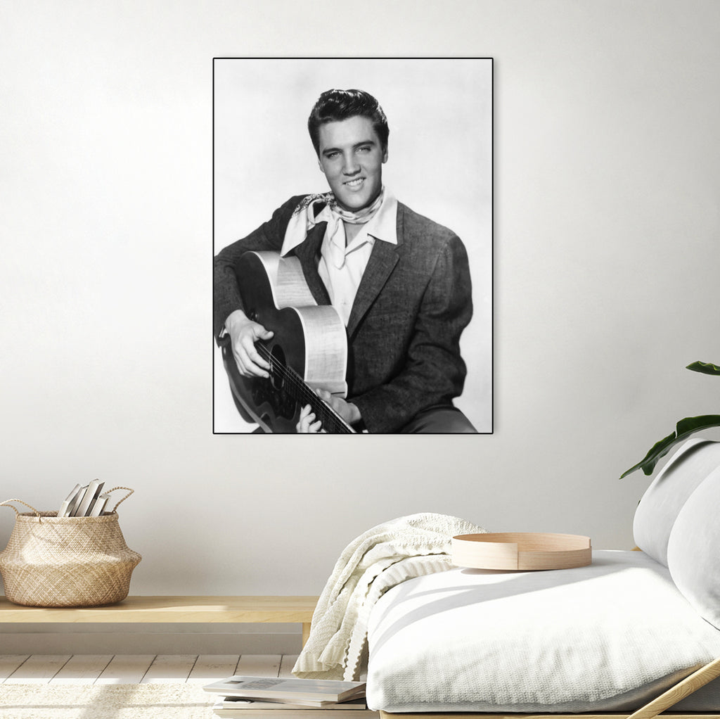 Elvis Presley by Paramount Pictures Bridgeman Images  on GIANT ART - black and white  photography 