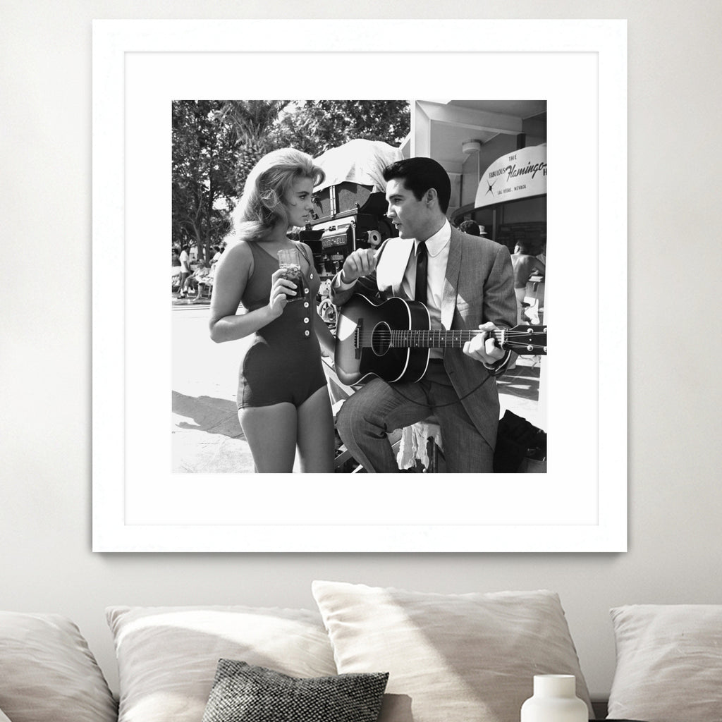 Ann-Margret And Elvis Presley, Viva Las Vegas 1964 Directed By George Sidney by Bridgman Images on GIANT ART - black and white photography