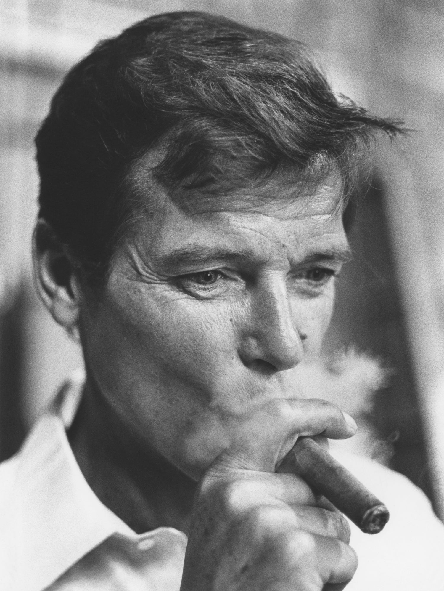 Roger Moore  by © Classic Picture Library / Bridgeman Images on GIANT ART - black and white photography