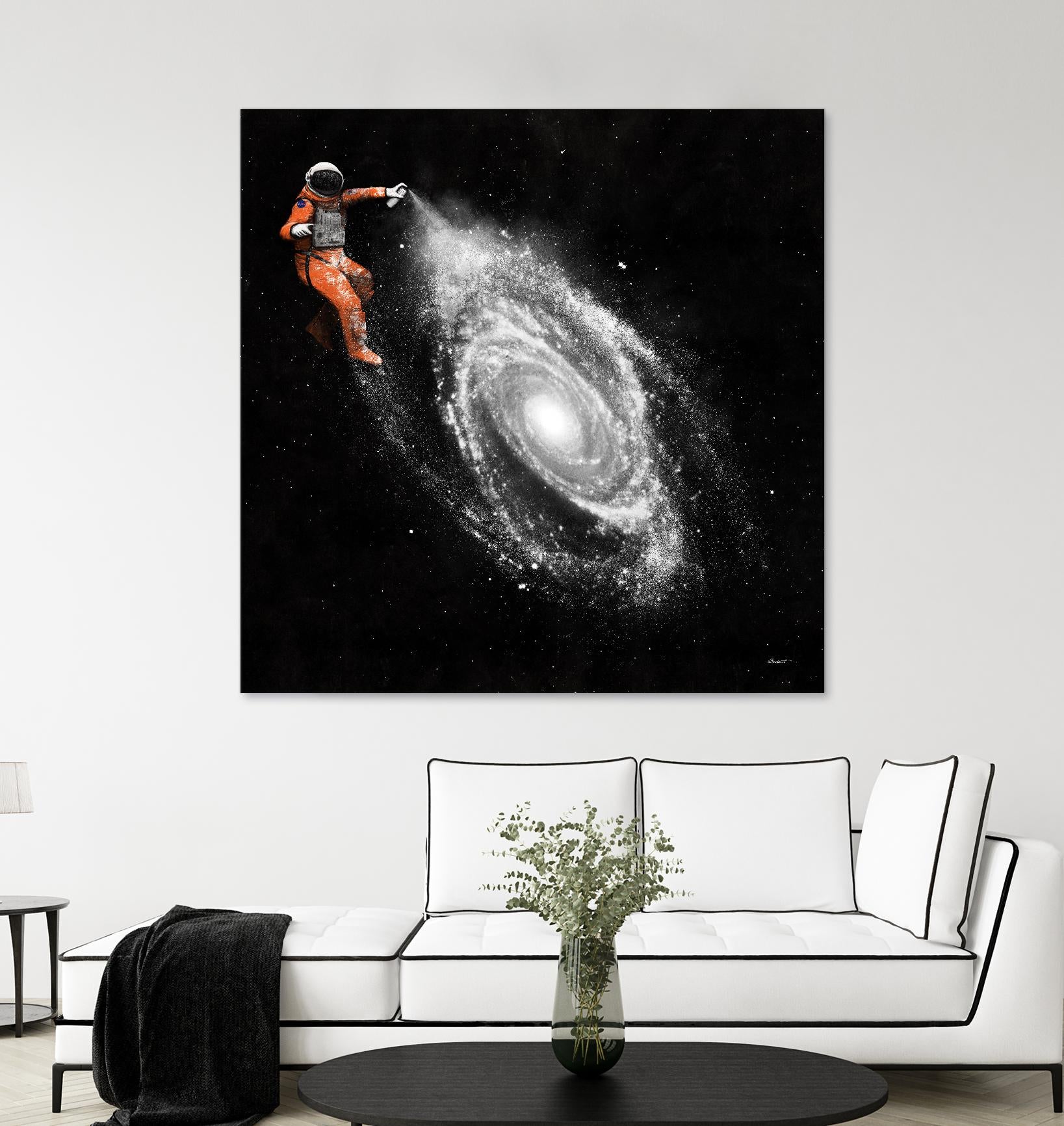 Space Art by Florent Bodart on GIANT ART - orange digital