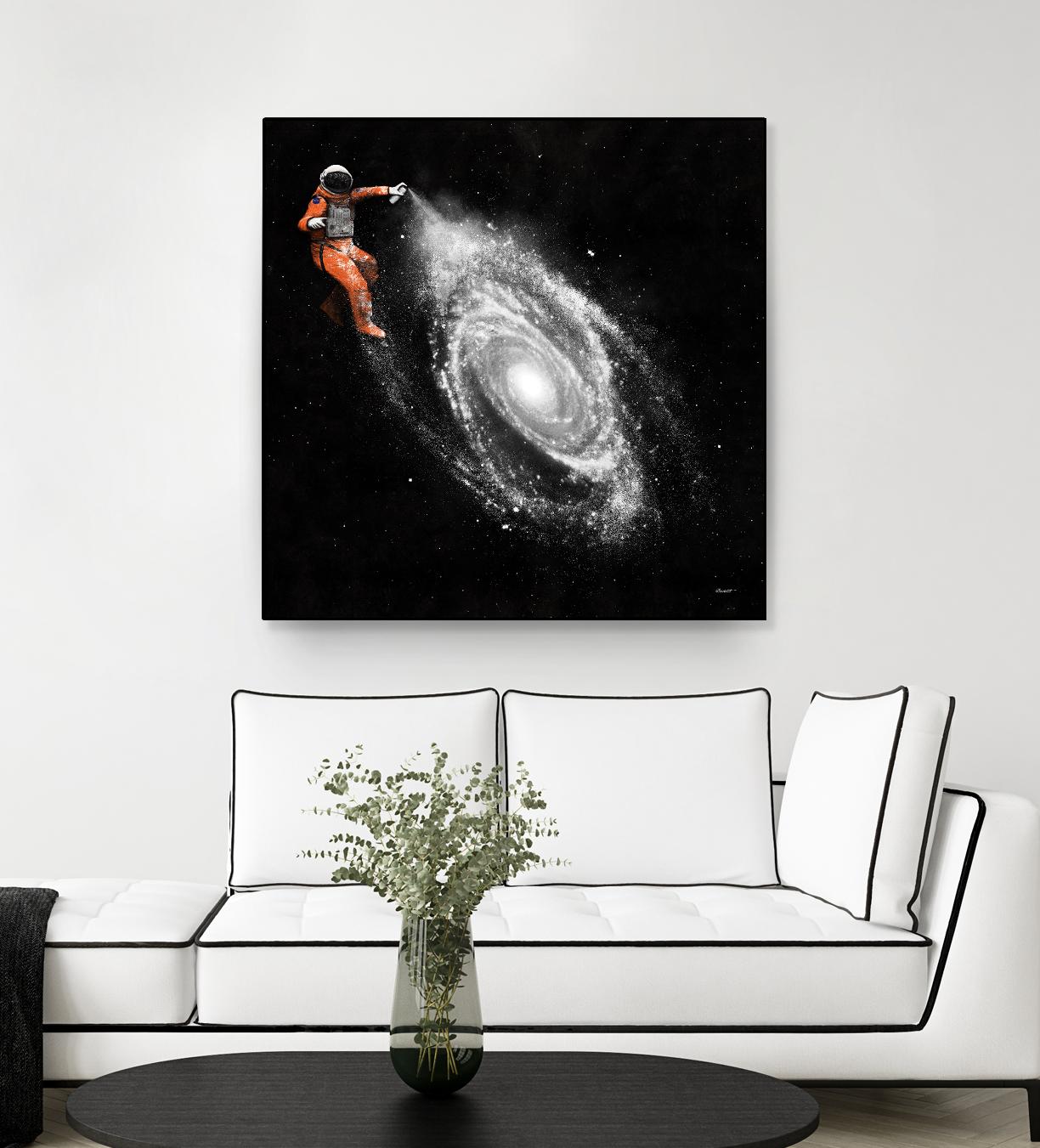 Space Art by Florent Bodart on GIANT ART - orange digital