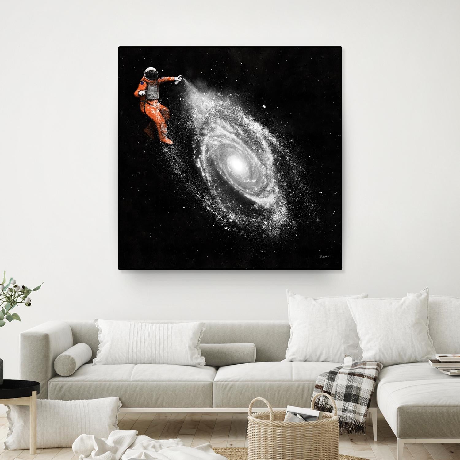 Space Art by Florent Bodart on GIANT ART - orange digital