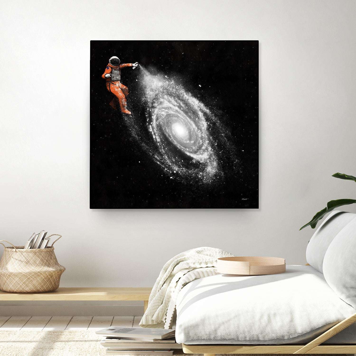 Space Art by Florent Bodart on GIANT ART - orange digital