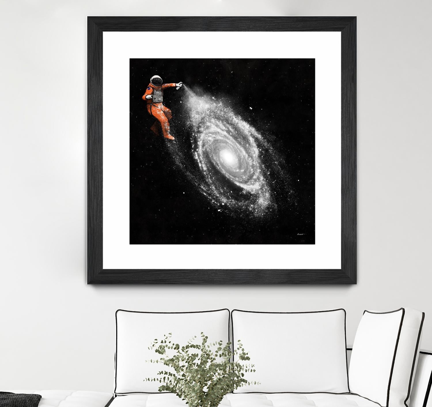 Space Art by Florent Bodart on GIANT ART - orange digital