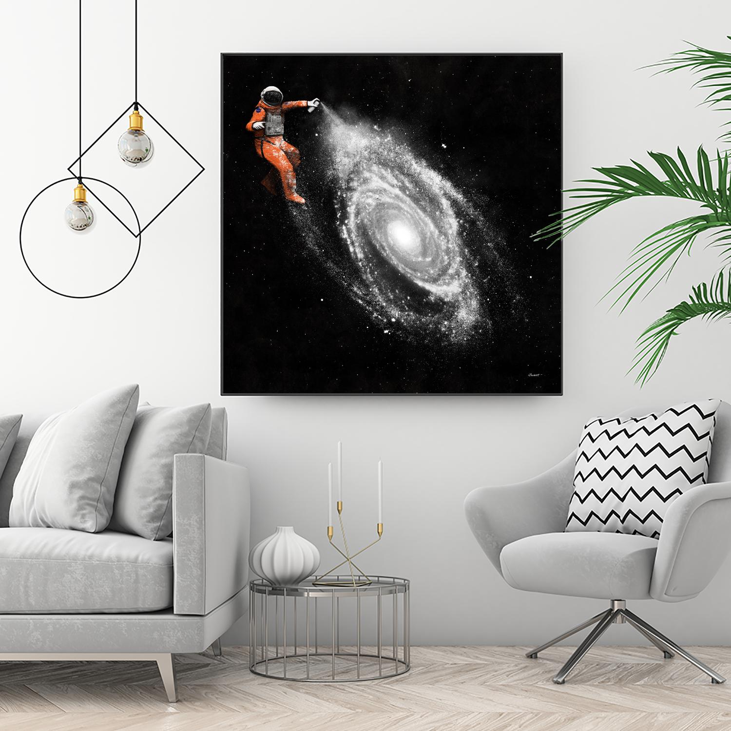 Space Art by Florent Bodart on GIANT ART - orange digital