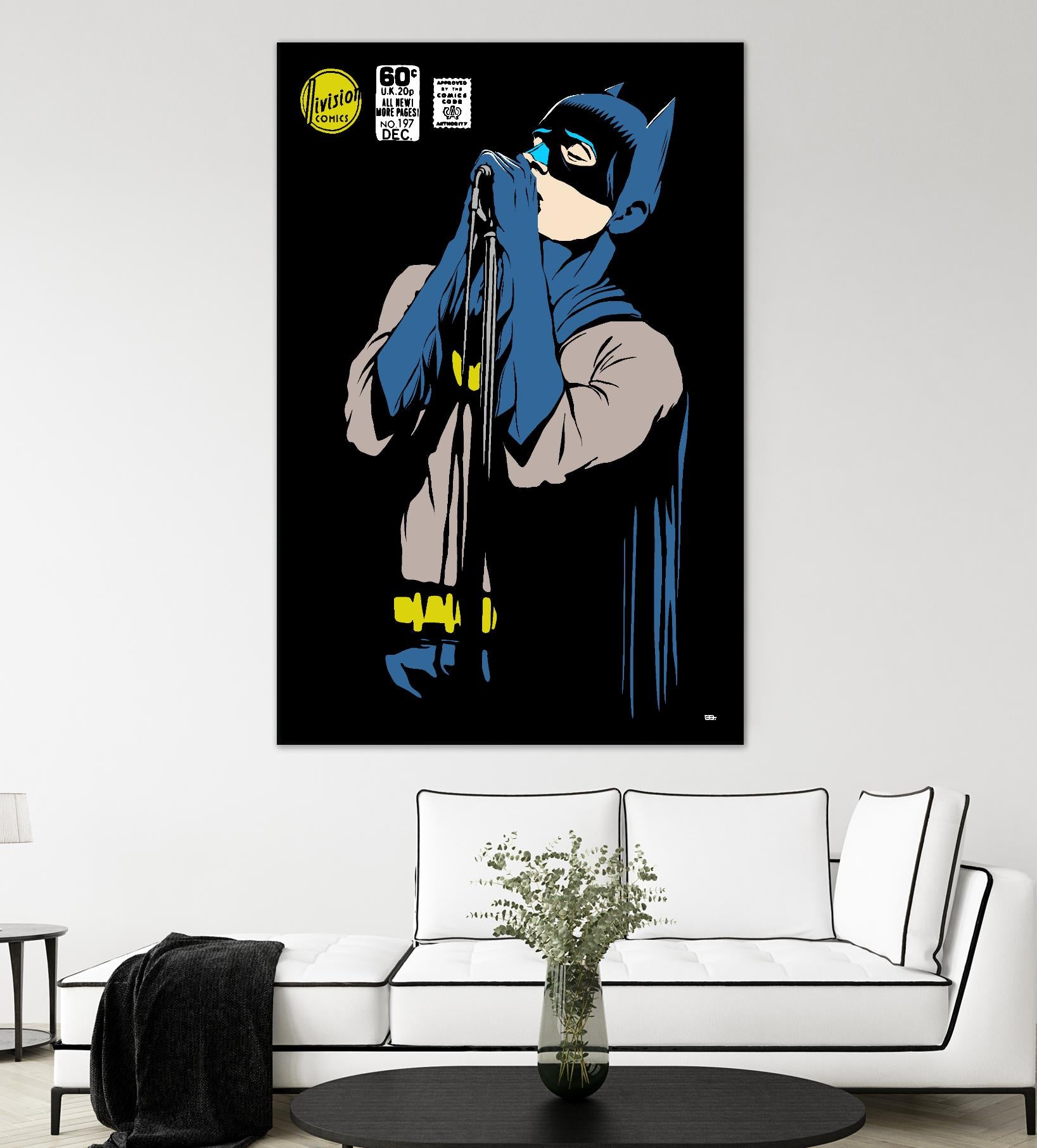 Shadowplay by Butcher Billy on GIANT ART - blue digital cartoon