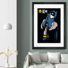 Shadowplay by Butcher Billy on GIANT ART - blue digital cartoon