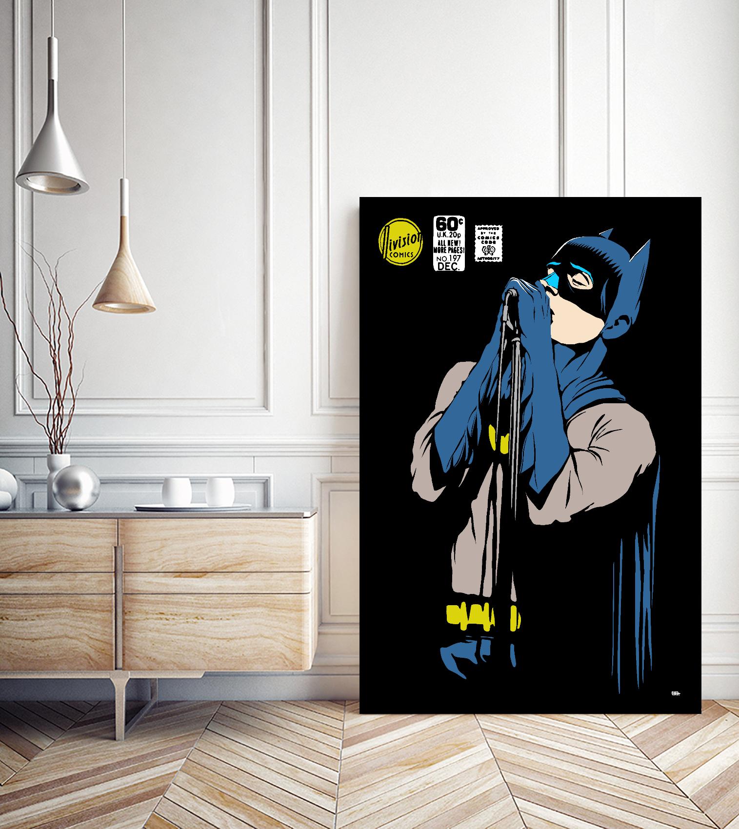 Shadowplay by Butcher Billy on GIANT ART - blue digital cartoon