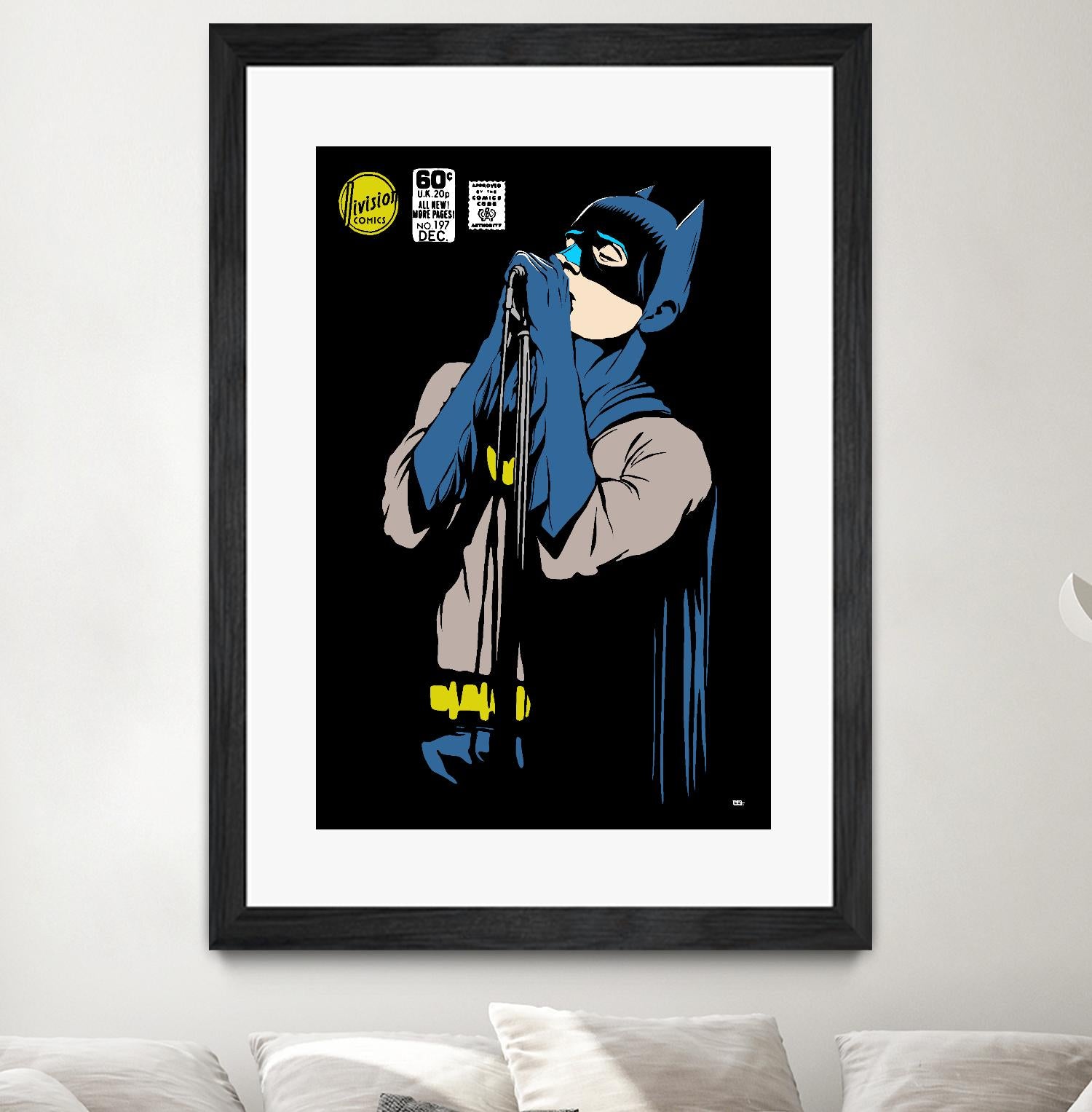 Shadowplay by Butcher Billy on GIANT ART - blue digital cartoon