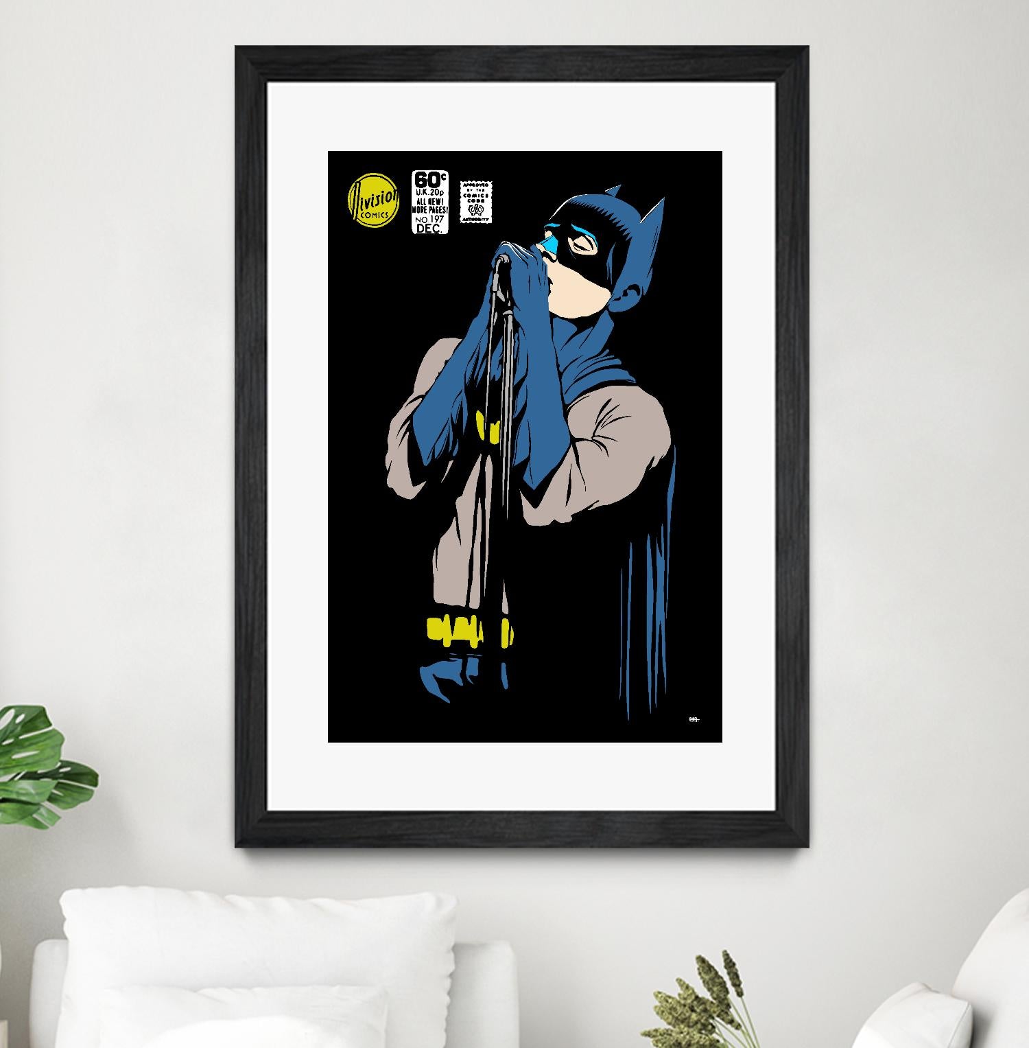 Shadowplay by Butcher Billy on GIANT ART - blue digital cartoon