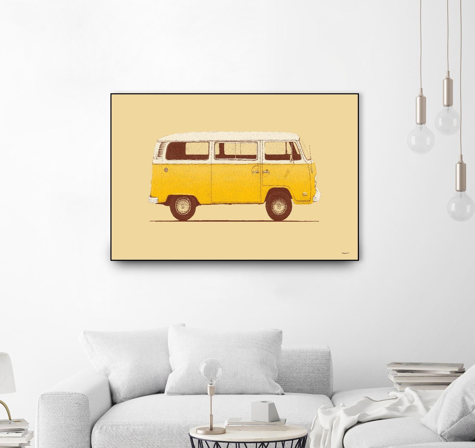 Yellow Van by Florent Bodart on GIANT ART