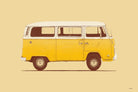 Yellow Van by Florent Bodart on GIANT ART