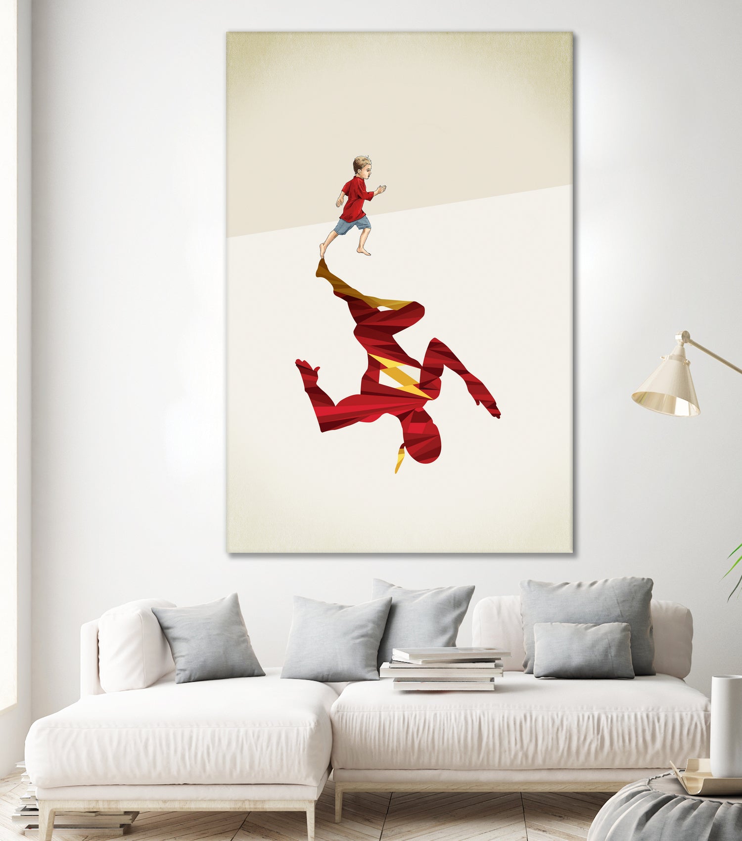 Speed of Light  by Jason Ratliff on GIANT ART - red  digital super hero