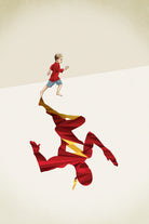 Speed of Light  by Jason Ratliff on GIANT ART - red  digital super hero