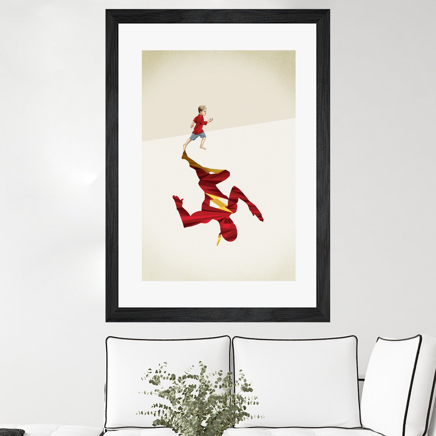 Speed of Light  by Jason Ratliff on GIANT ART - red  digital super hero