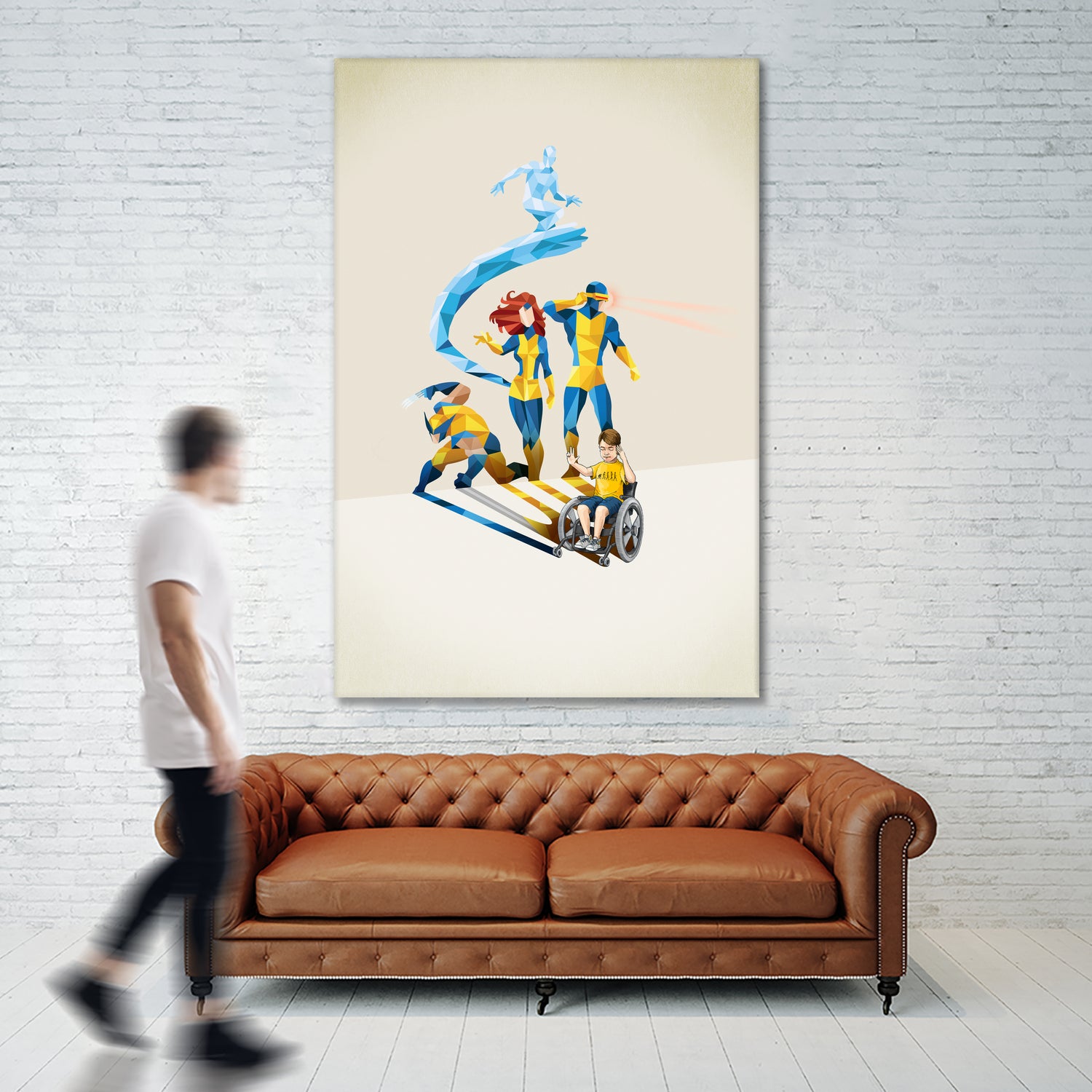 Will Power by Jason Ratliff on GIANT ART - blue digital super hero