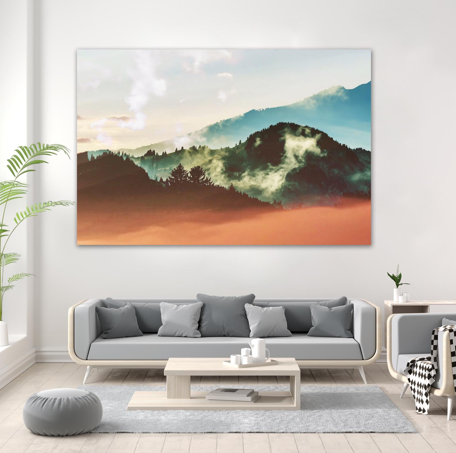 Mighty Mountain by 83 oranges on GIANT ART - digital mountains