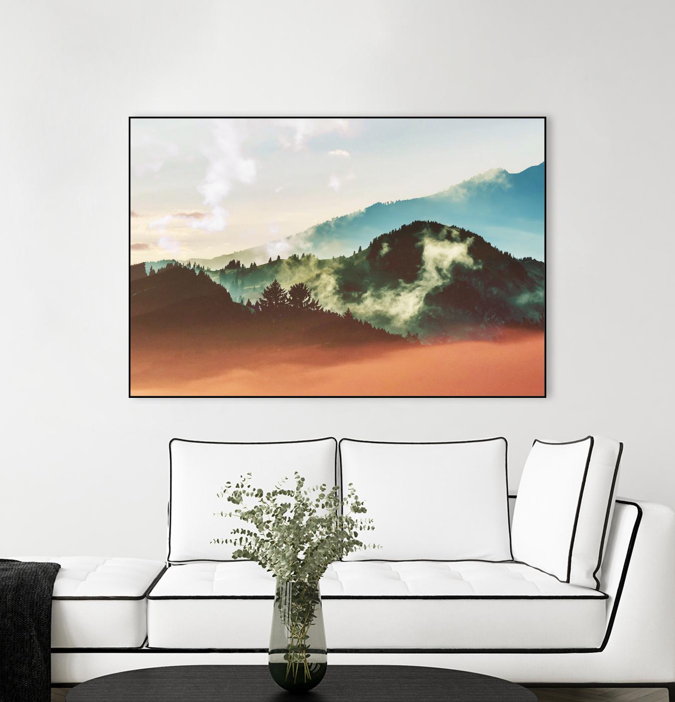 Mighty Mountain by 83 oranges on GIANT ART - digital mountains