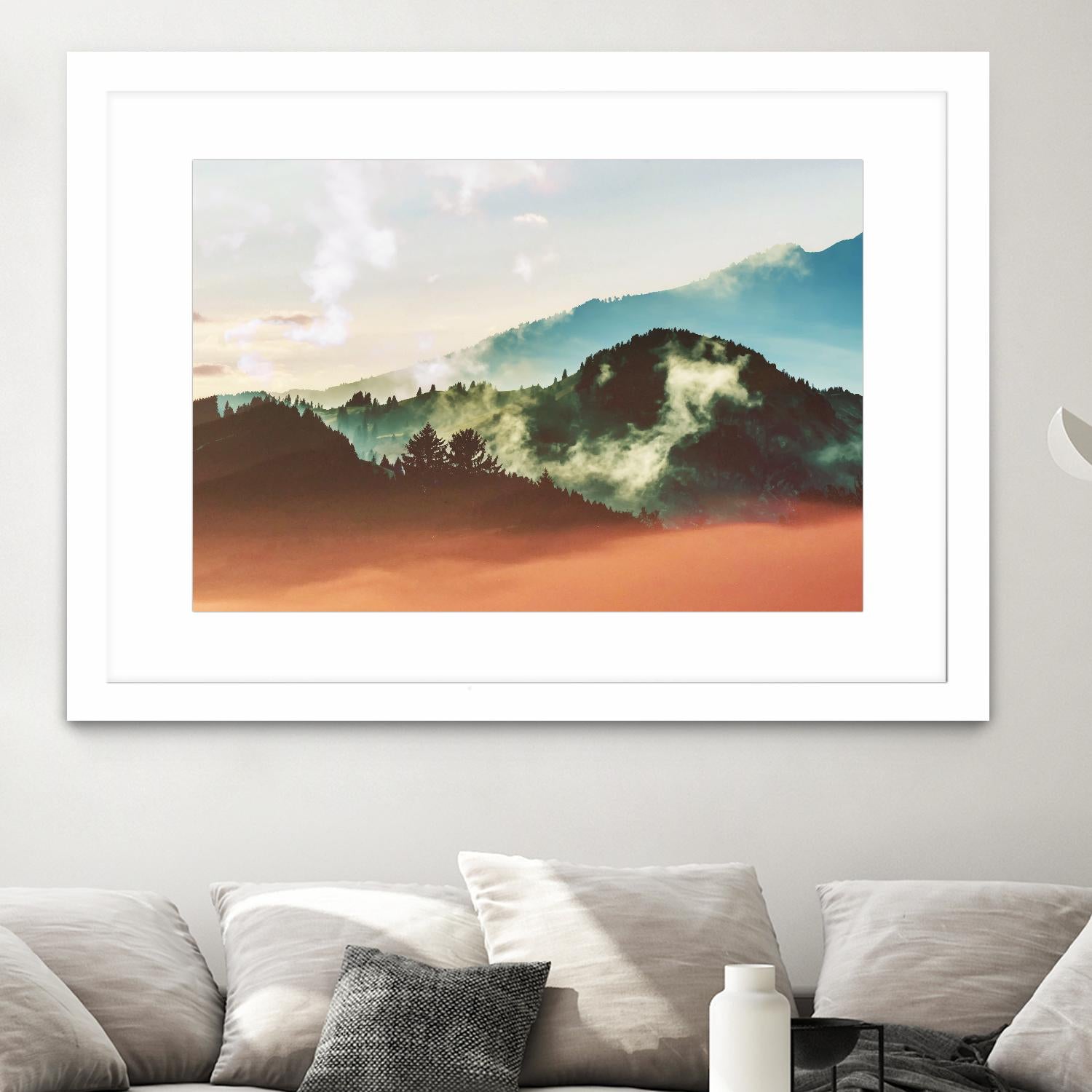 Mighty Mountain by 83 oranges on GIANT ART - digital mountains