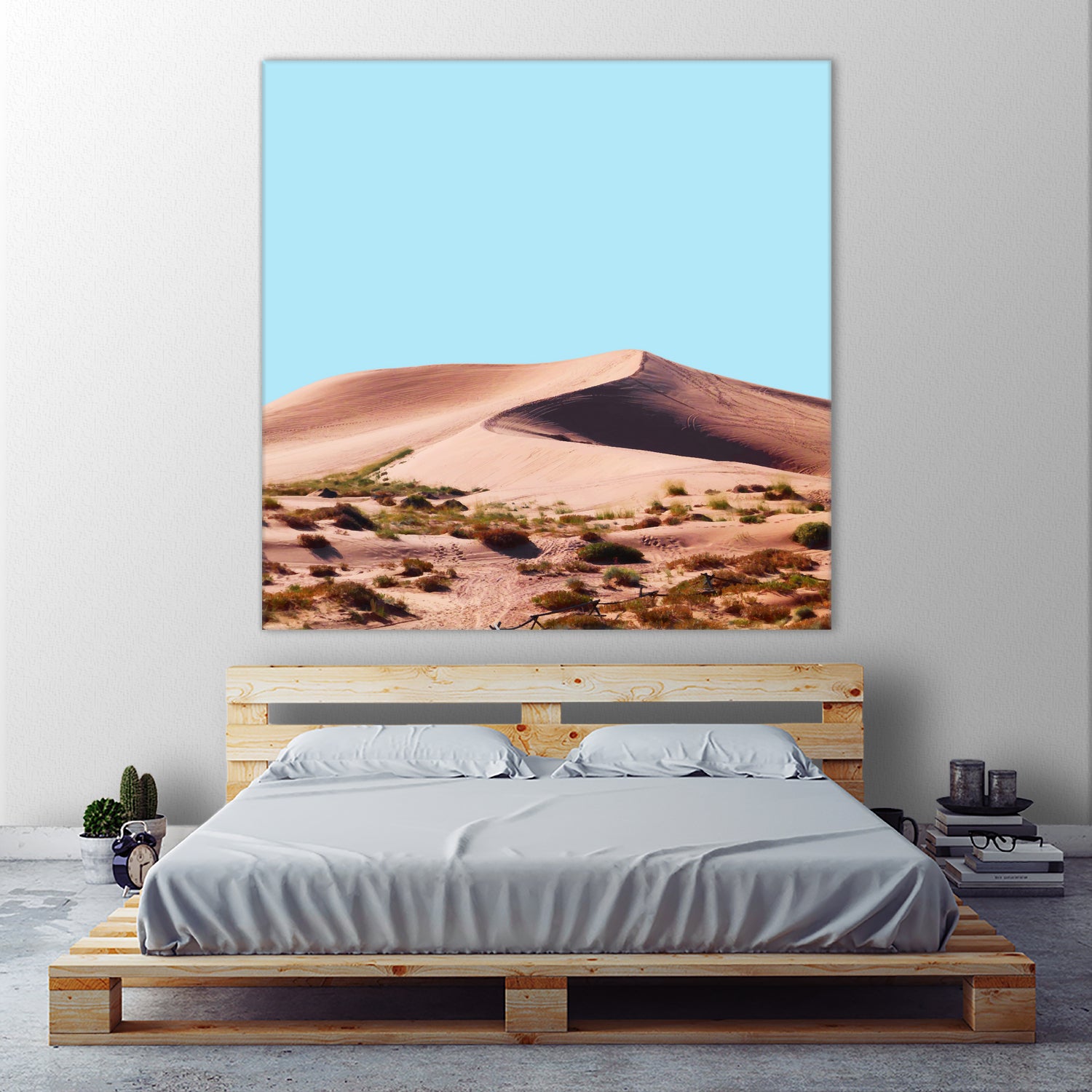 Oasis by 83 oranges on GIANT ART - blue digital sand