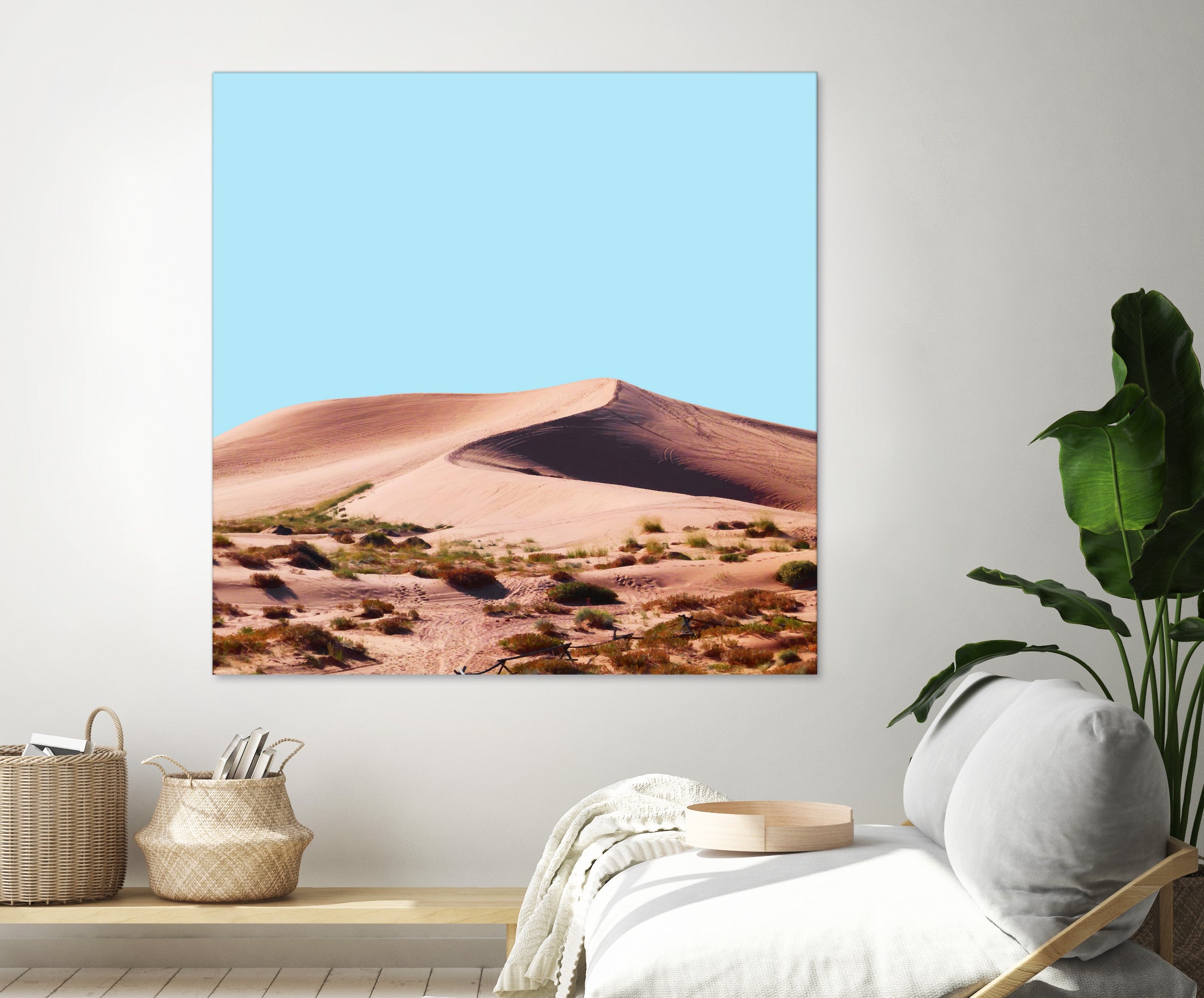 Oasis by 83 oranges on GIANT ART - blue digital sand