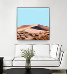 Oasis by 83 oranges on GIANT ART - blue digital sand