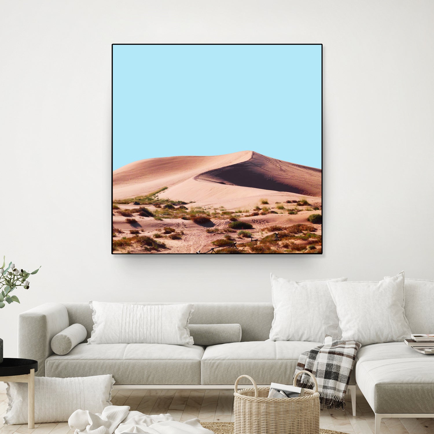 Oasis by 83 oranges on GIANT ART - blue digital sand