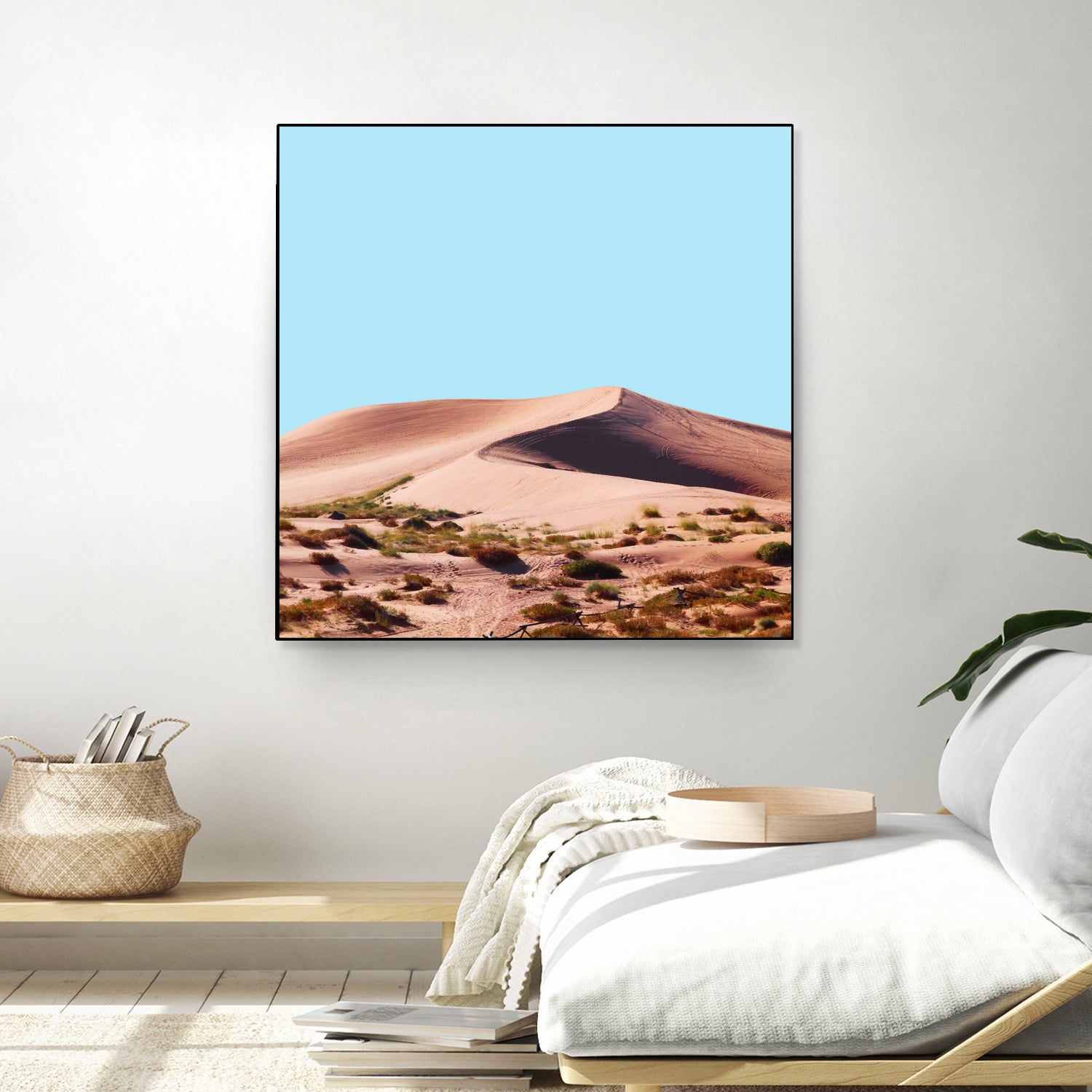 Oasis by 83 oranges on GIANT ART - blue digital sand