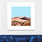 Oasis by 83 oranges on GIANT ART - blue digital sand