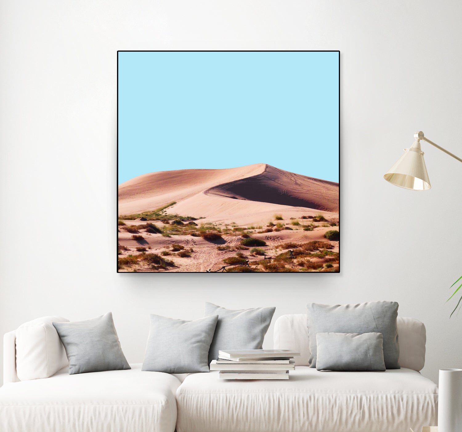 Oasis by 83 oranges on GIANT ART - blue digital sand