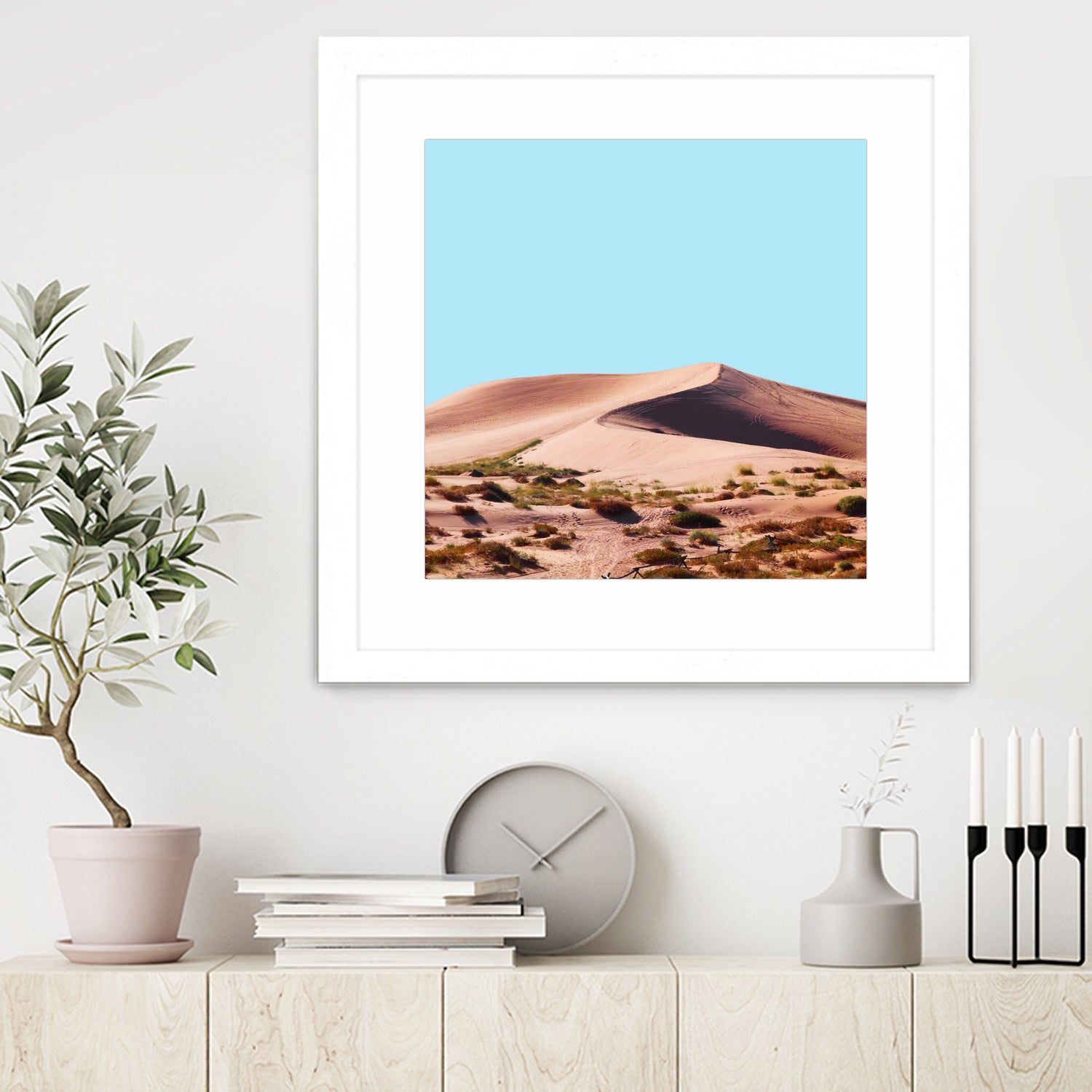 Oasis by 83 oranges on GIANT ART - blue digital sand