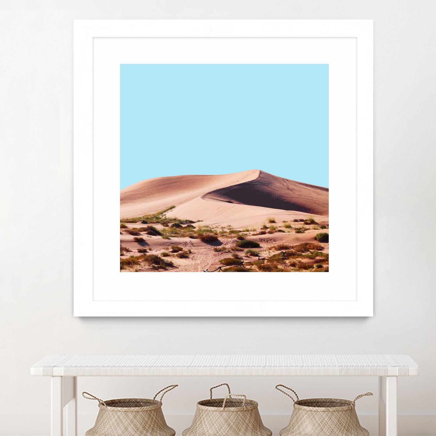 Oasis by 83 oranges on GIANT ART - blue digital sand