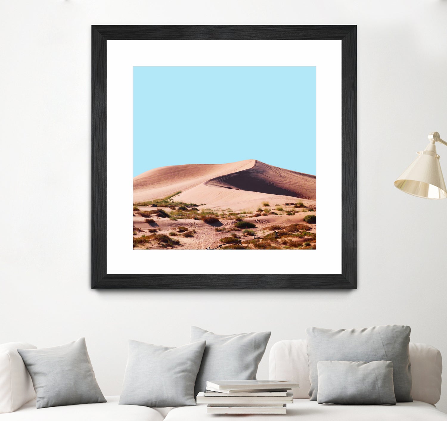 Oasis by 83 oranges on GIANT ART - blue digital sand