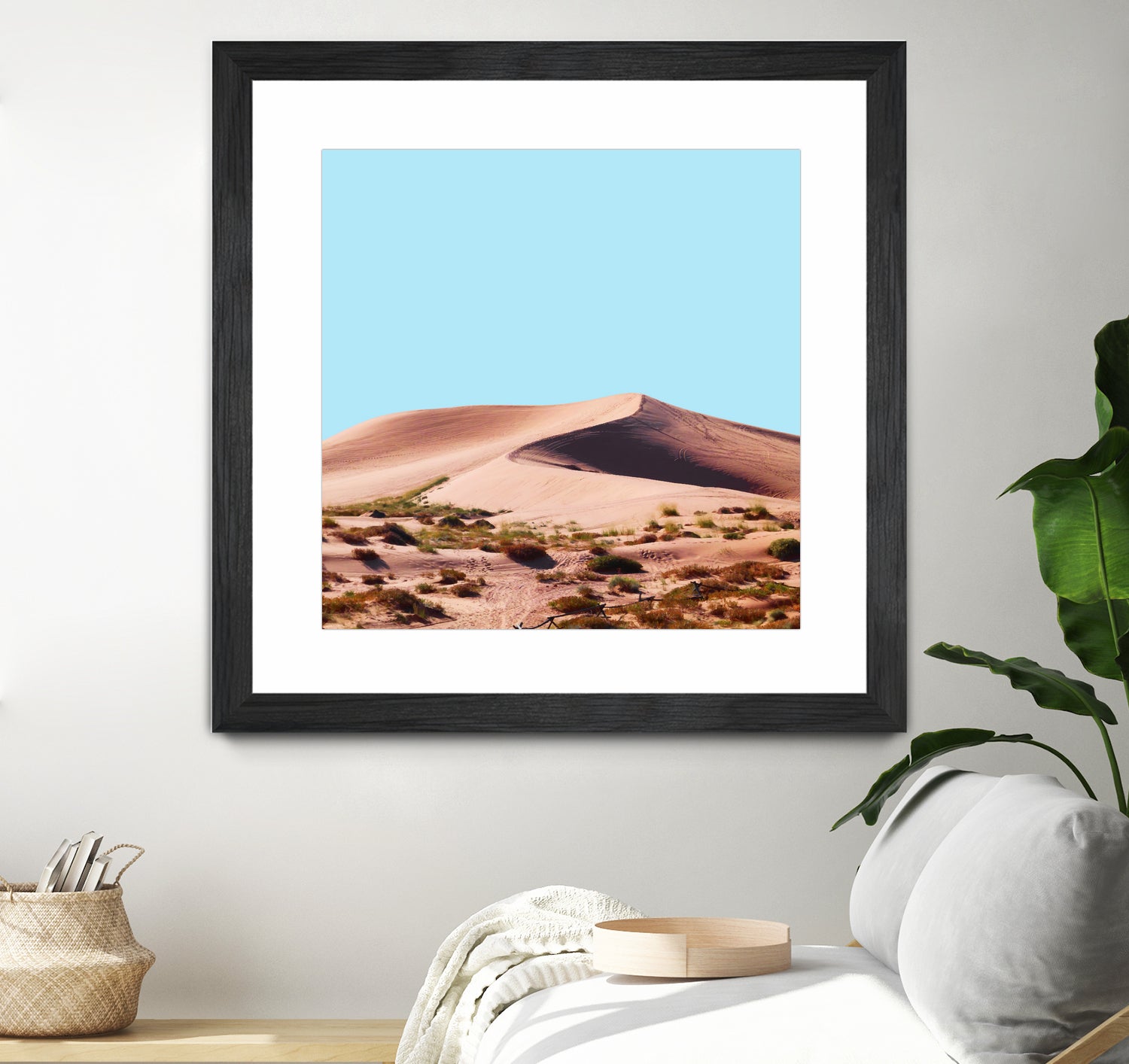 Oasis by 83 oranges on GIANT ART - blue digital sand