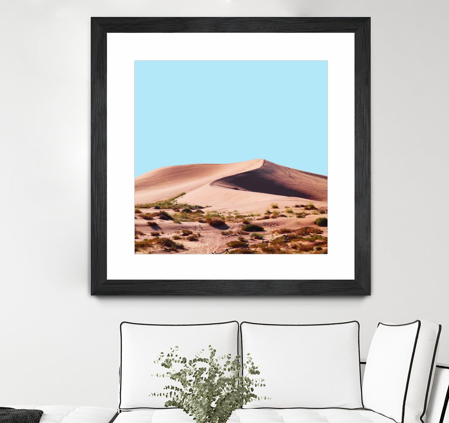 Oasis by 83 oranges on GIANT ART - blue digital sand