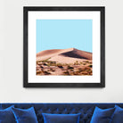 Oasis by 83 oranges on GIANT ART - blue digital sand