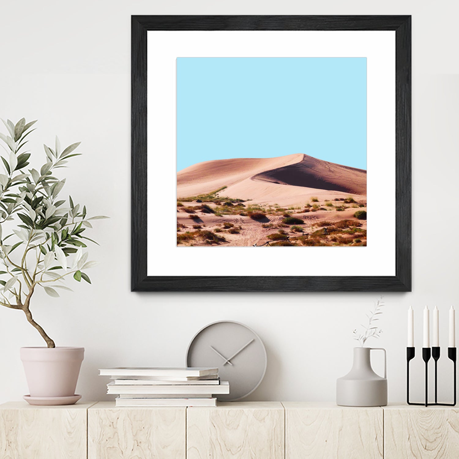 Oasis by 83 oranges on GIANT ART - blue digital sand