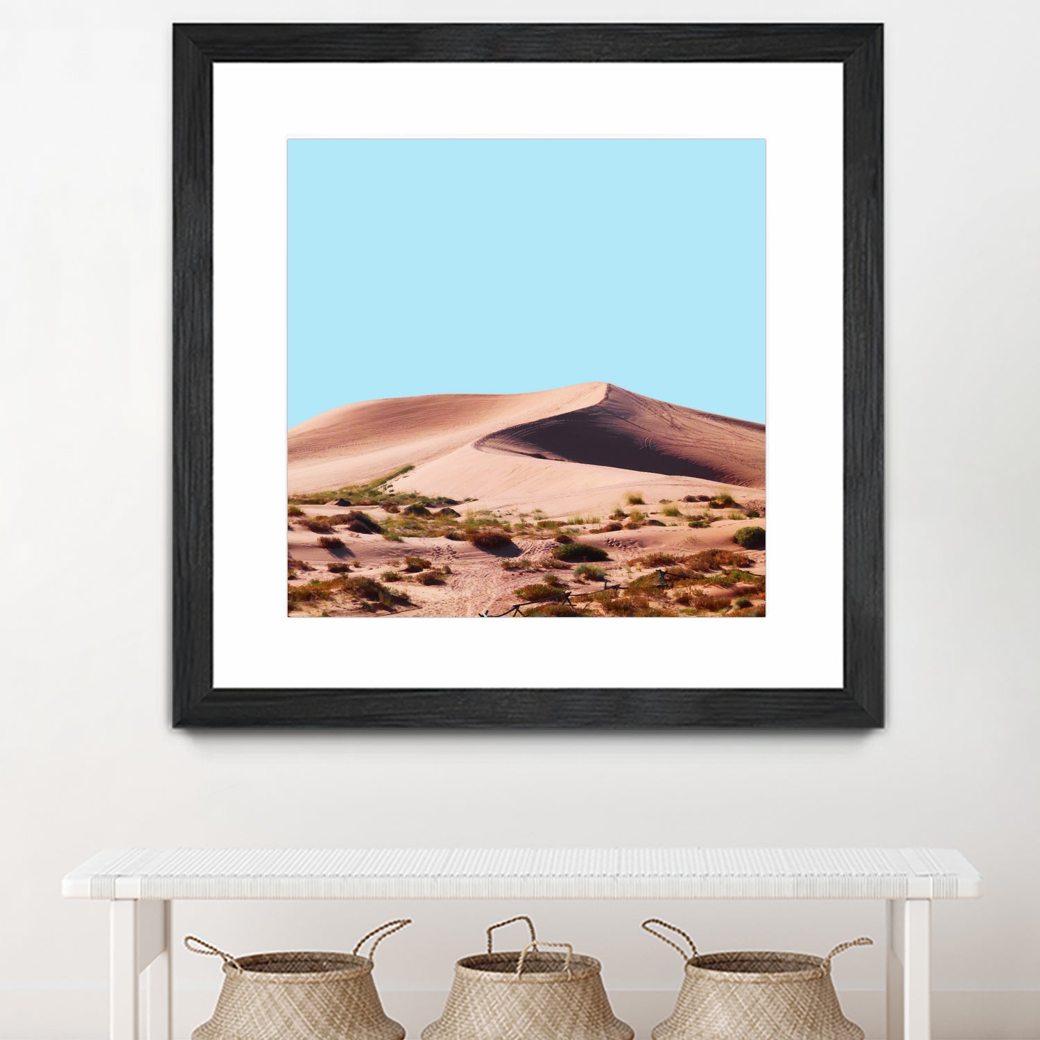 Oasis by 83 oranges on GIANT ART - blue digital sand