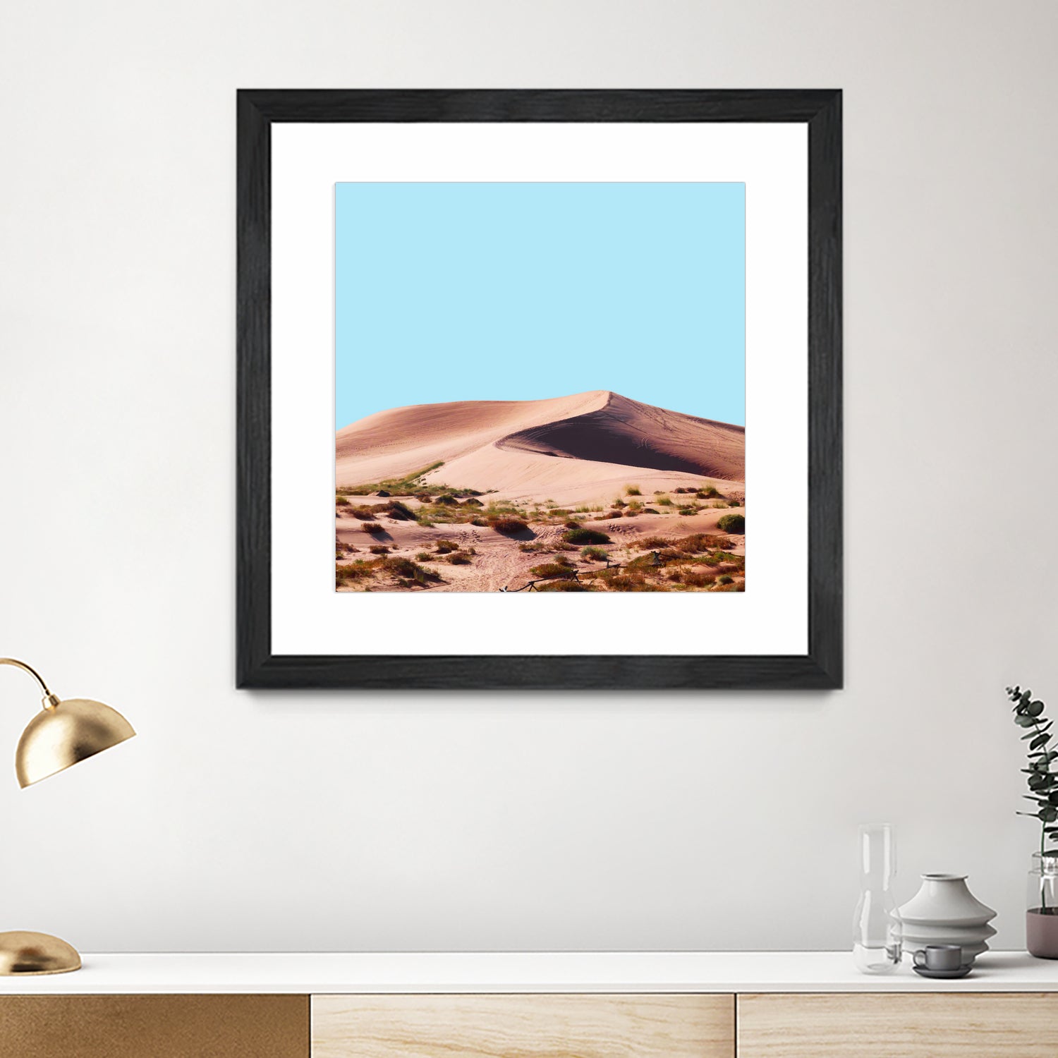 Oasis by 83 oranges on GIANT ART - blue digital sand