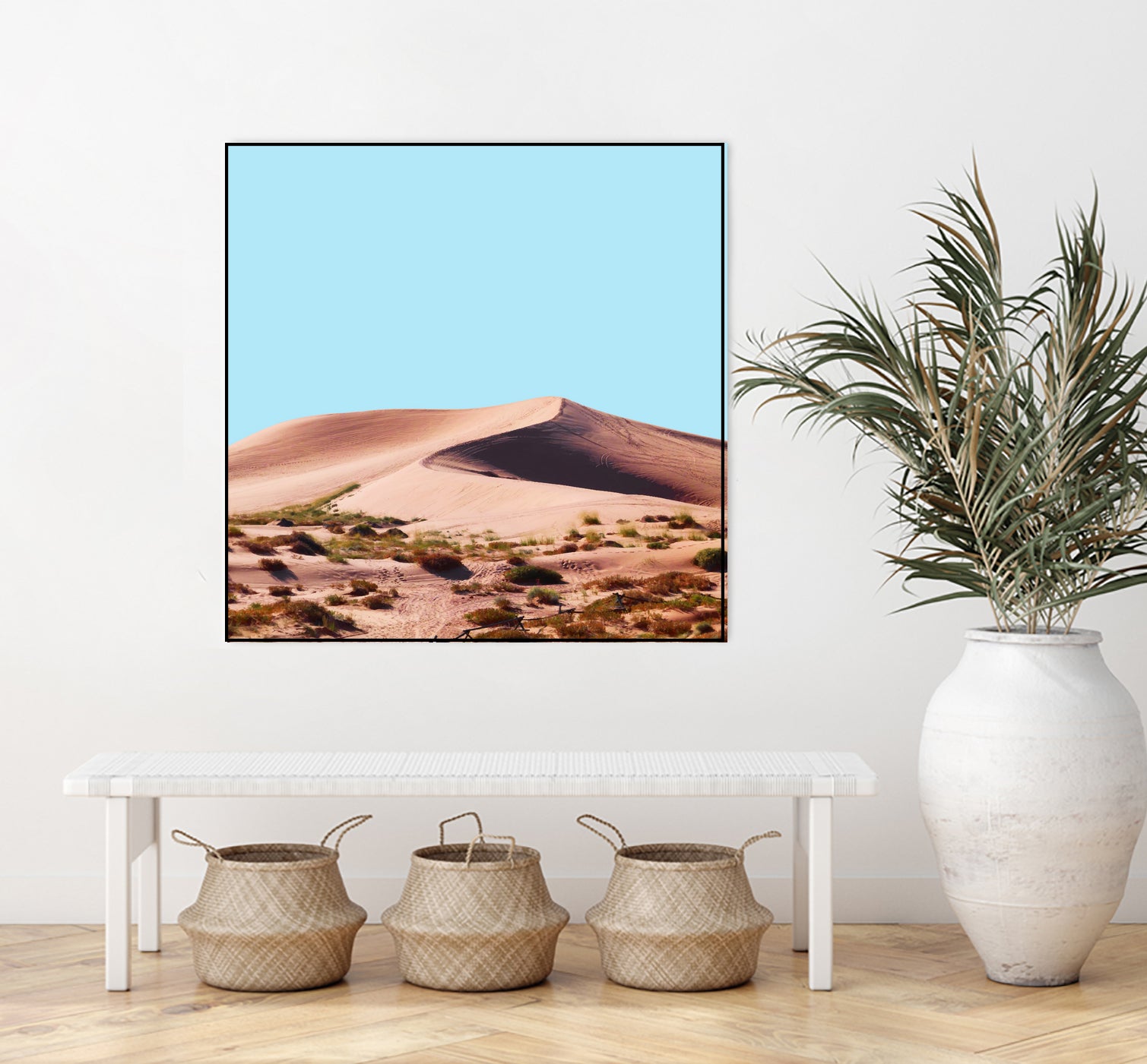 Oasis by 83 oranges on GIANT ART - blue digital sand