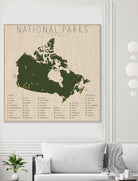 National Parks of Canada by Finlay McNevin on GIANT ART