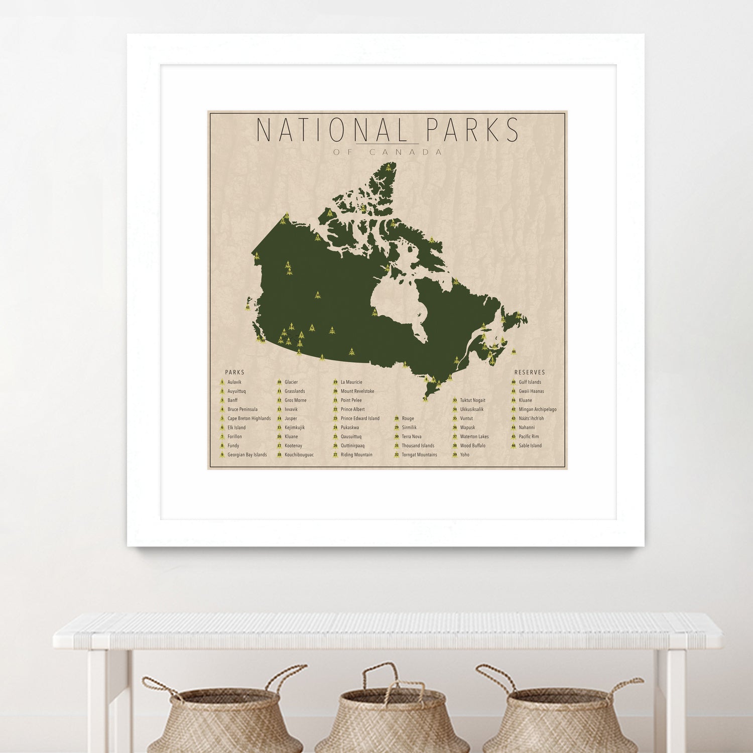 National Parks of Canada by Finlay McNevin on GIANT ART