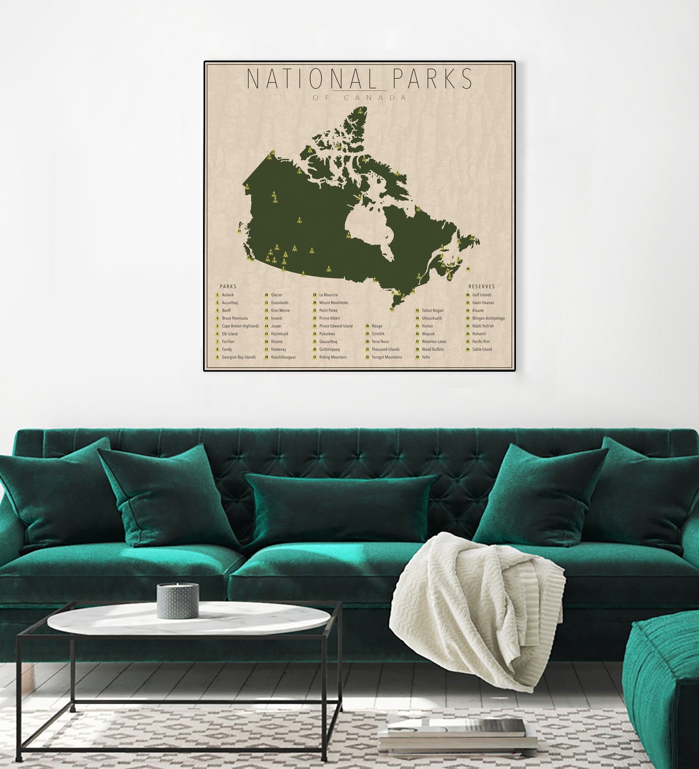 National Parks of Canada by Finlay McNevin on GIANT ART