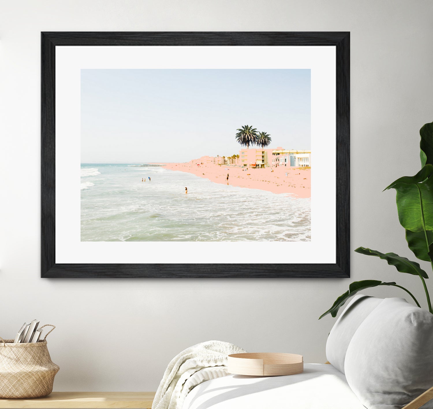 Pink Beach by 83 oranges on GIANT ART - pink digital sand