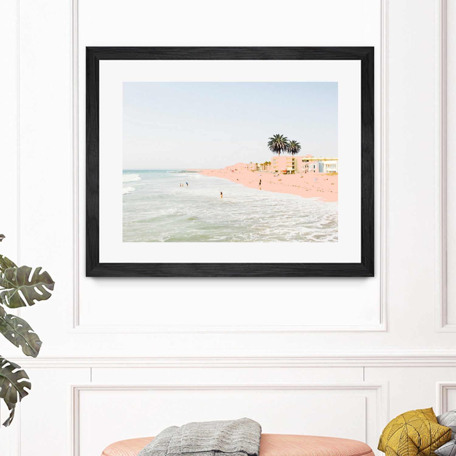 Pink Beach by 83 oranges on GIANT ART - pink digital sand