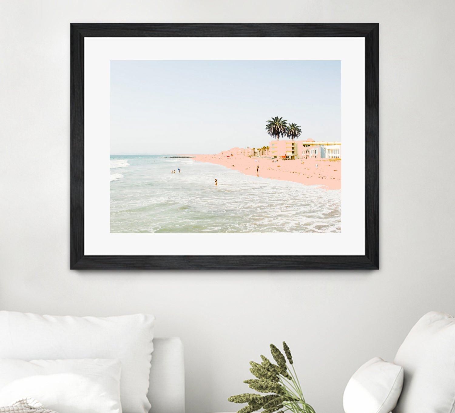 Pink Beach by 83 oranges on GIANT ART - pink digital sand