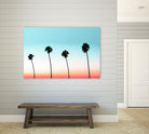 Sunset-Boulevard by 83 oranges on GIANT ART - orange digital palm tree