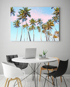 Coconut Palms by 83 Oranges on GIANT ART - bleu digital sky