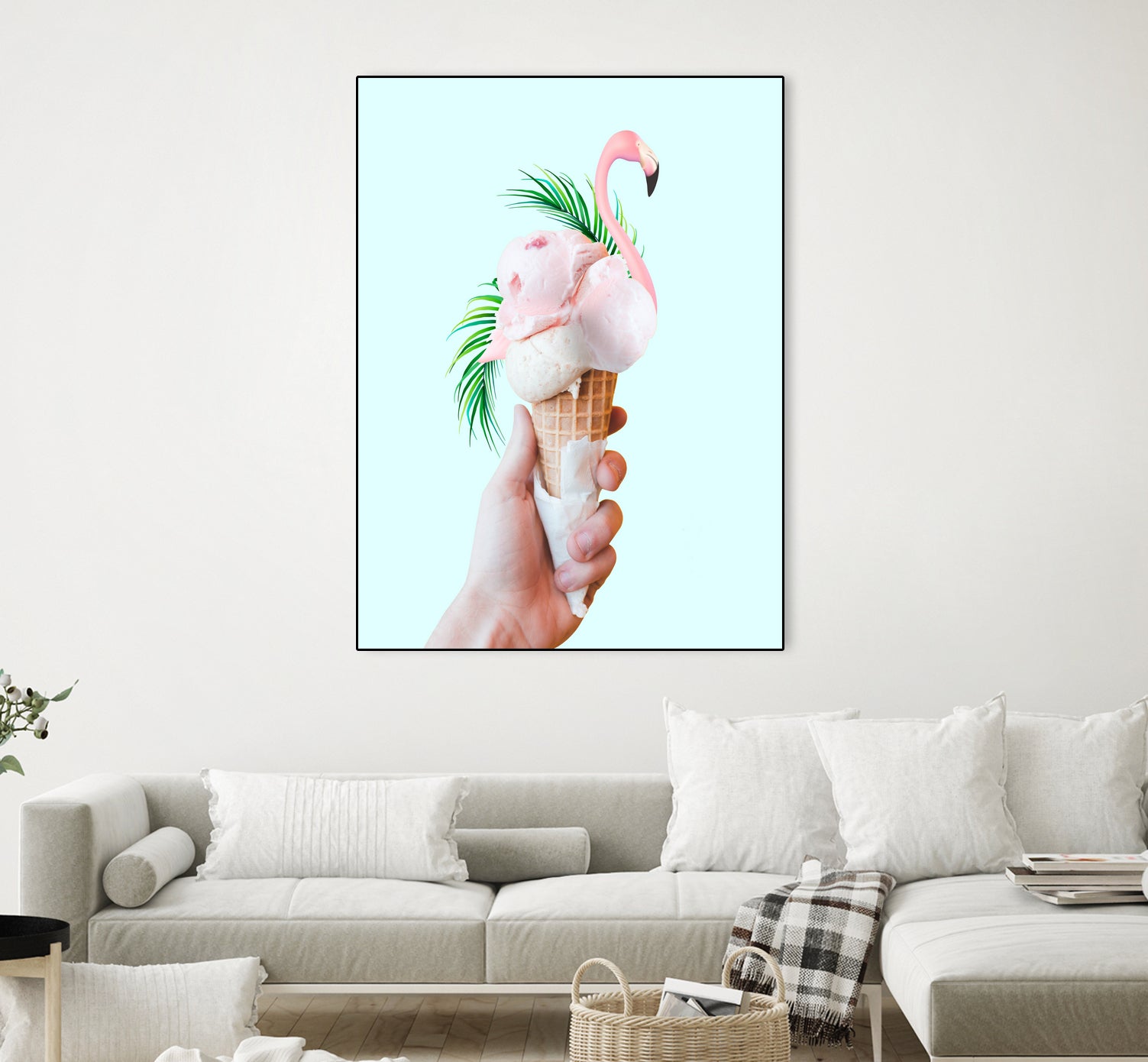 Tropical Ice Cream  by 83 oranges on GIANT ART - pink digital